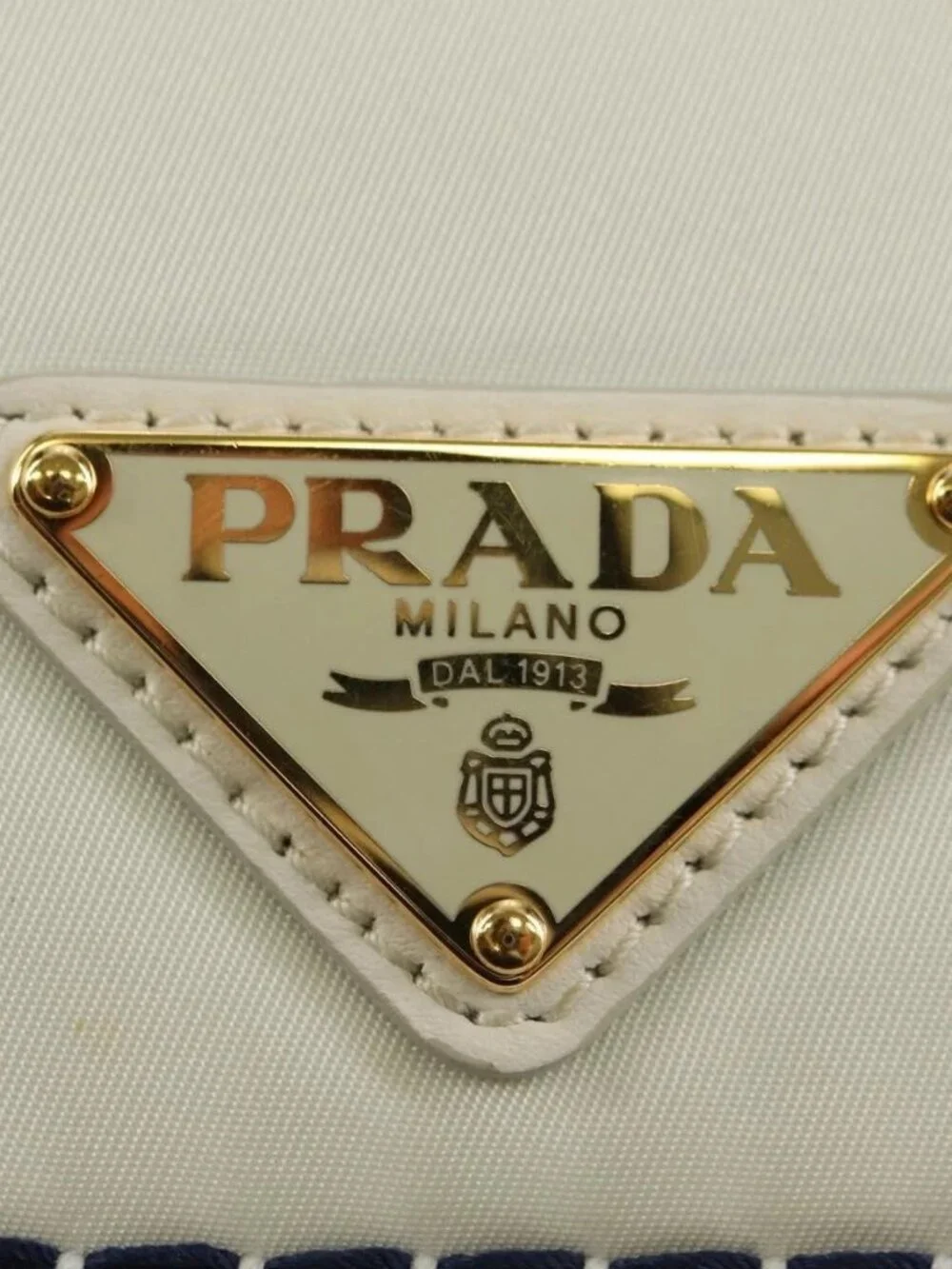Prada brand	prada color	white